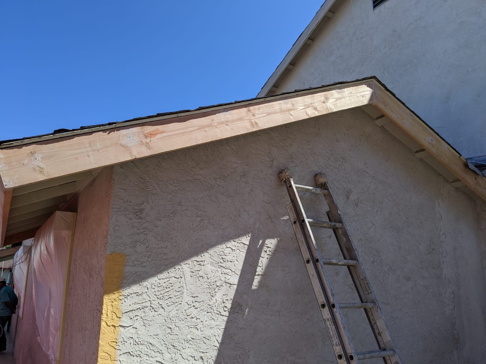 House Painting job in progress in San Diego 92114