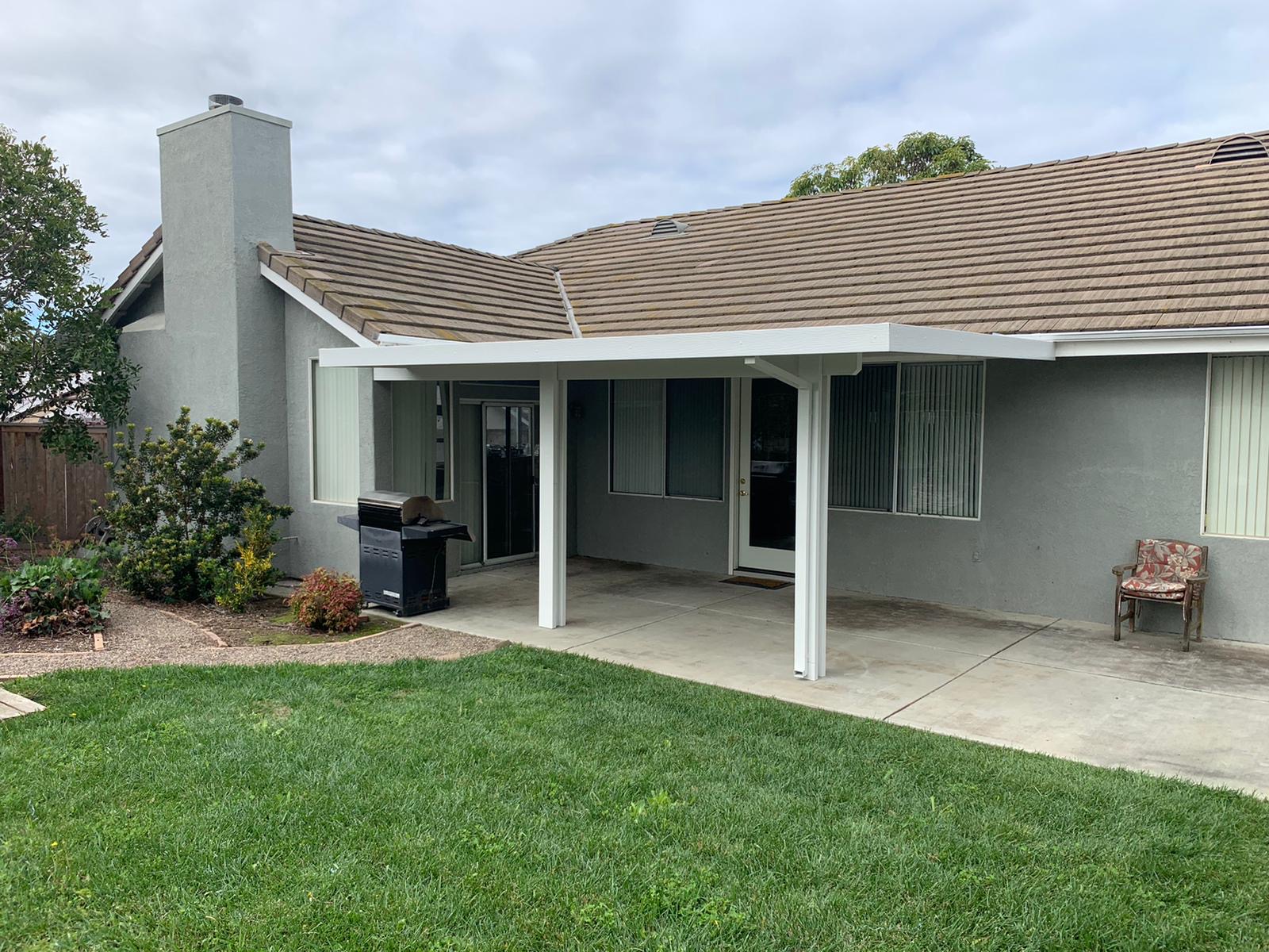 Solid and Lattice Patio Cover Installation in Oceanside, CA
