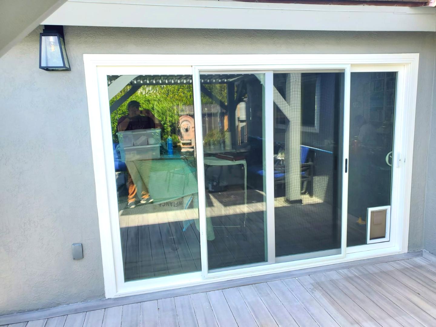 Sliding Patio Door With Pet Door Installation in San Diego, CA