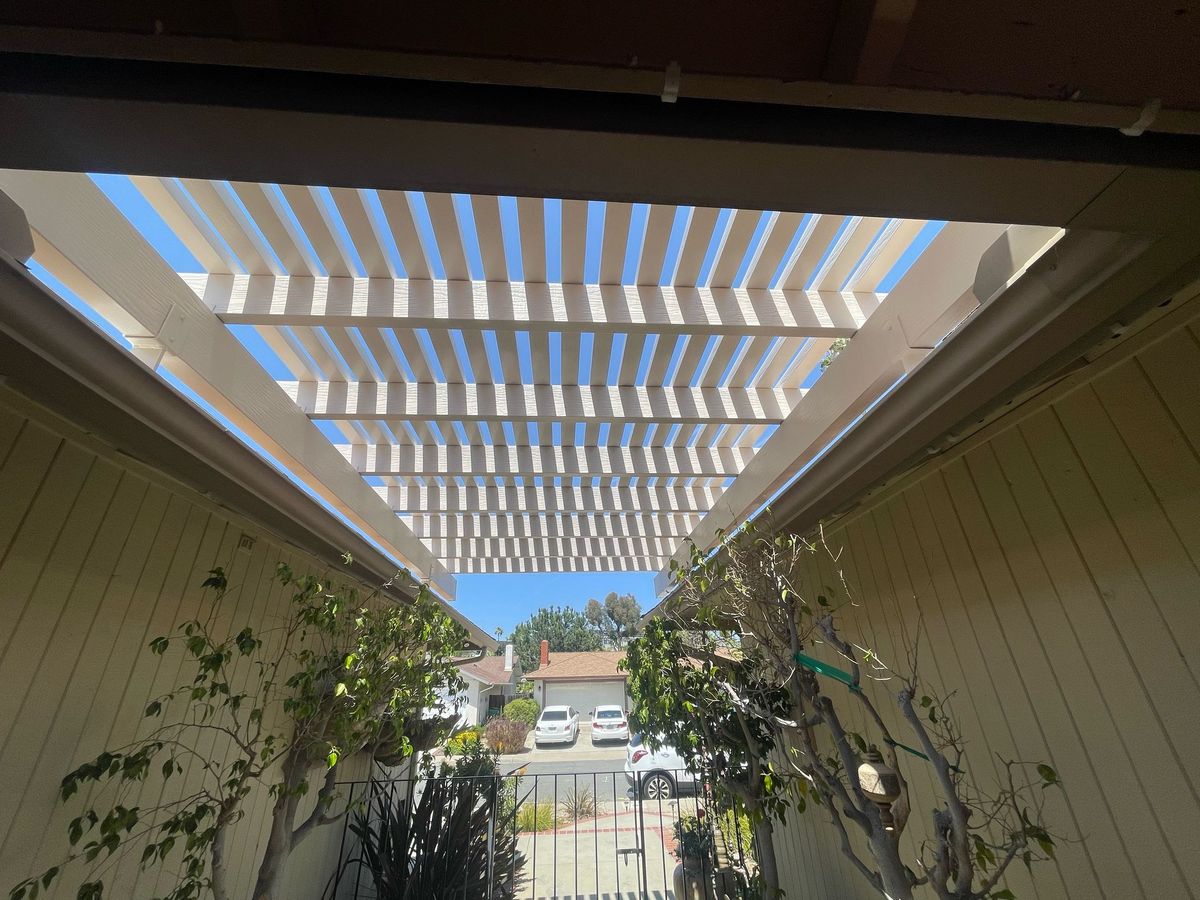 Slatted Patio Cover in San Diego, CA